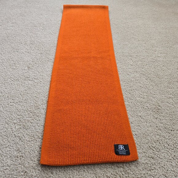 NWOT Banana Republic Orange Merino Scarf - Picture 7 of 7